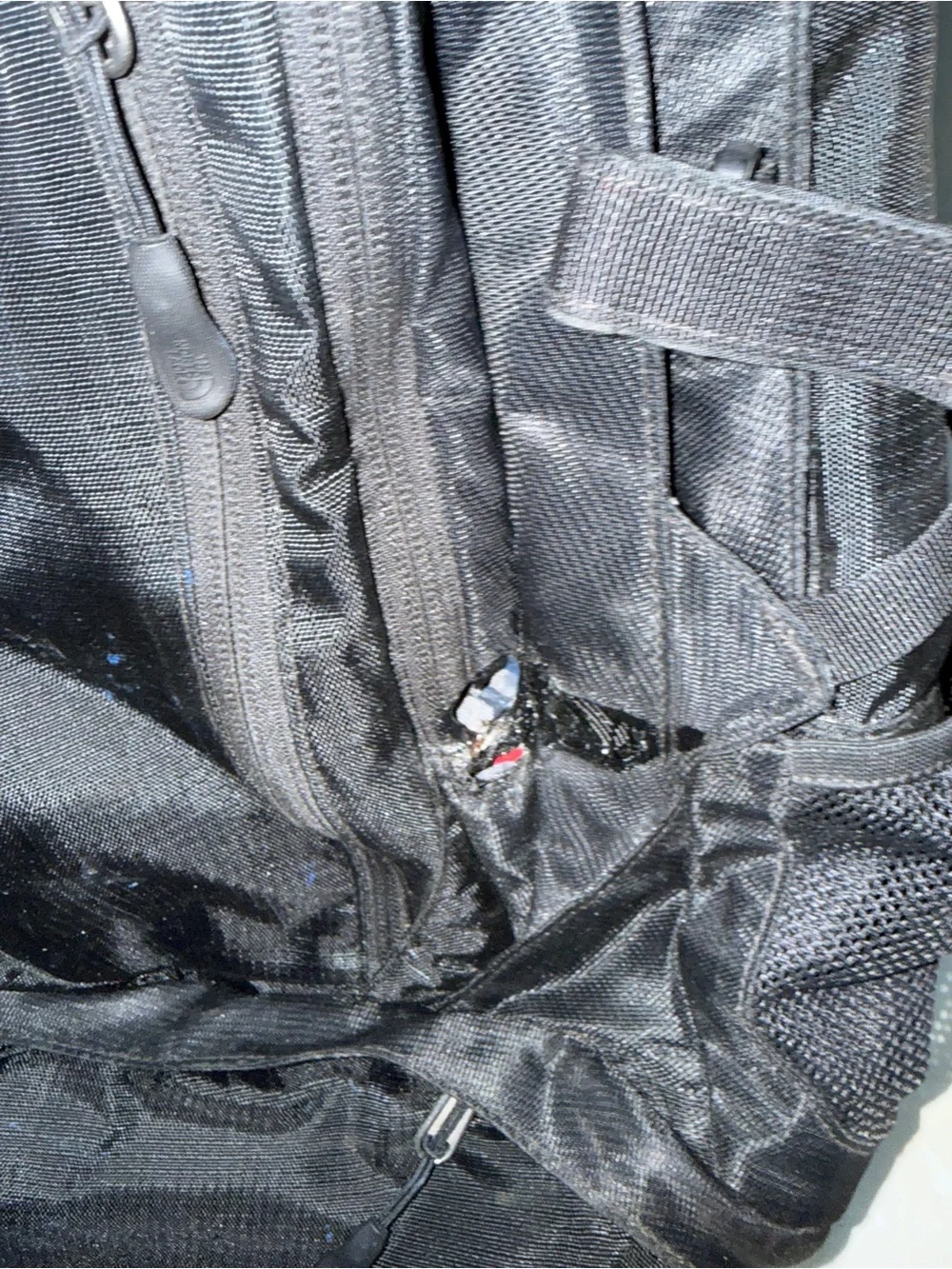 The North Face Solaris 40 Hiking Backpack Black Travel Pack READ DESCRIPTION